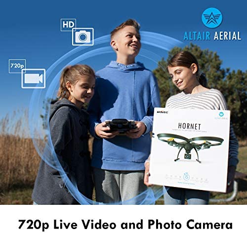 51LYhTxwREL. AC  - Altair 818 Hornet Beginner Drone with Camera | Live Video Drone for Kids & Adults, 15 Min Flight Time, Altitude Hold, Personal Hobby Starter RC Quadcopter for All Ages (Yellow 818 Hornet)