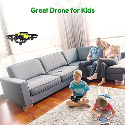 51bGbyVt7CS. AC  - Loolinn | Drones for Kids with Camera - Mini Drone, Remote Control Quadcopter UAV with 90° Adjustable Camera, Security Guards, FPV Real Time Transmission Photos and Videos ( Gift Idea )