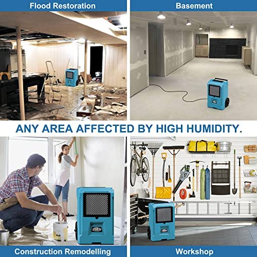51bVDcZ0TFL. AC  - ALORAIR 110 PPD Commercial Dehumidifiers, APP Control Basement Dehumidifier, Up to 1300 Sq.Ft Dehumidifiers, Built-in Washable Filter, Dehumidifier with Drain Hose for Garage, Basement, Flood Repair