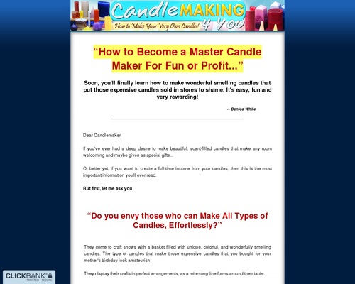candle4you x400 thumb - Candle Making 4 You - How to Make Your Very Own Candles!