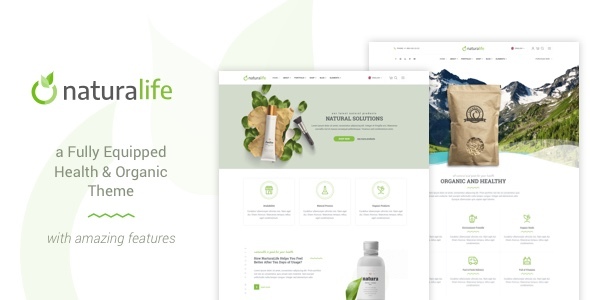 naturalife 01.  large preview - NaturaLife | Health & Organic WordPress Theme
