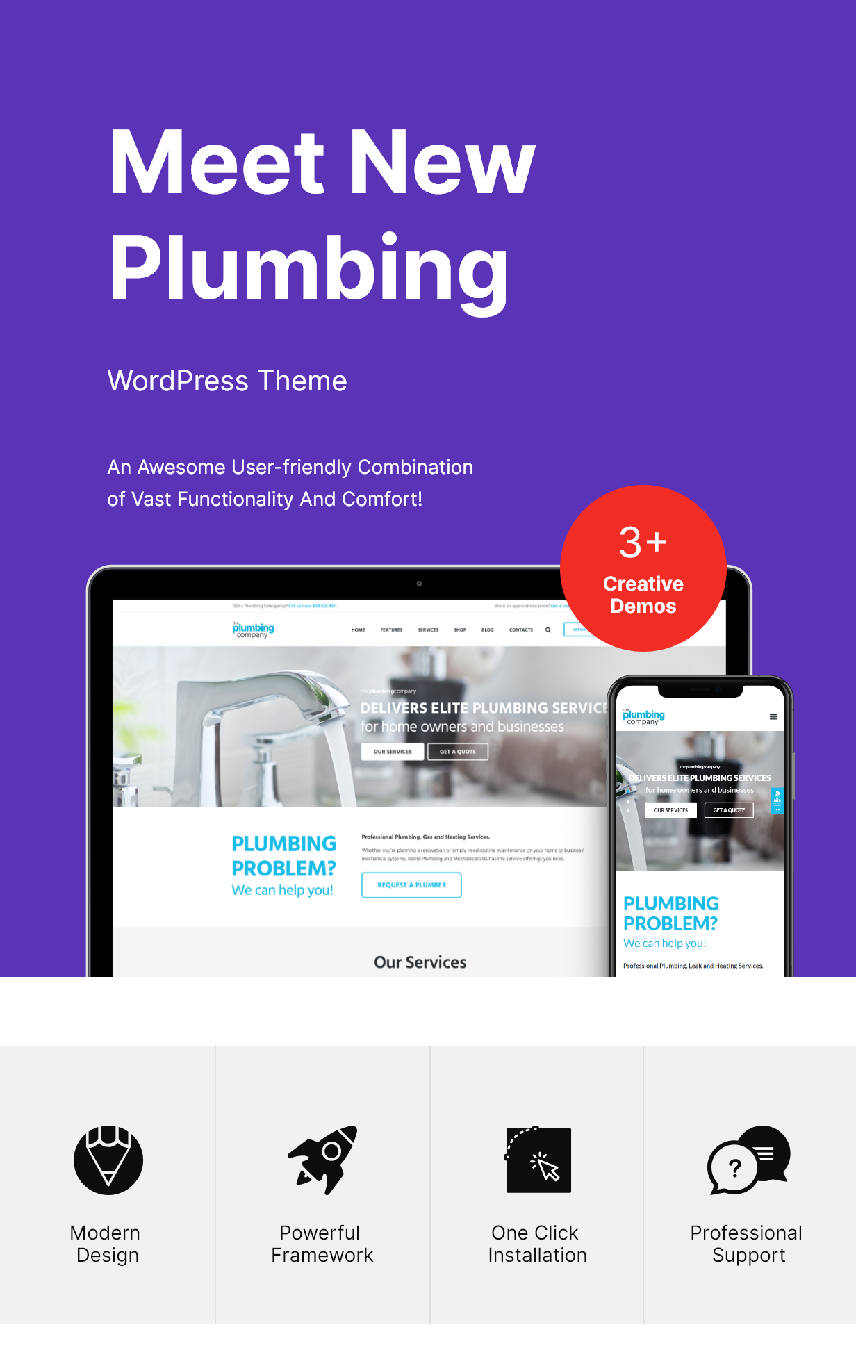 plumbing 1 - Plumbing - Repair, Building & Construction Elementor WordPress Theme