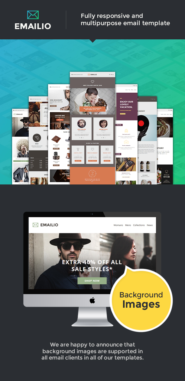 presentation1 - Emailio Responsive Multipurpose Email Template With Online Builder