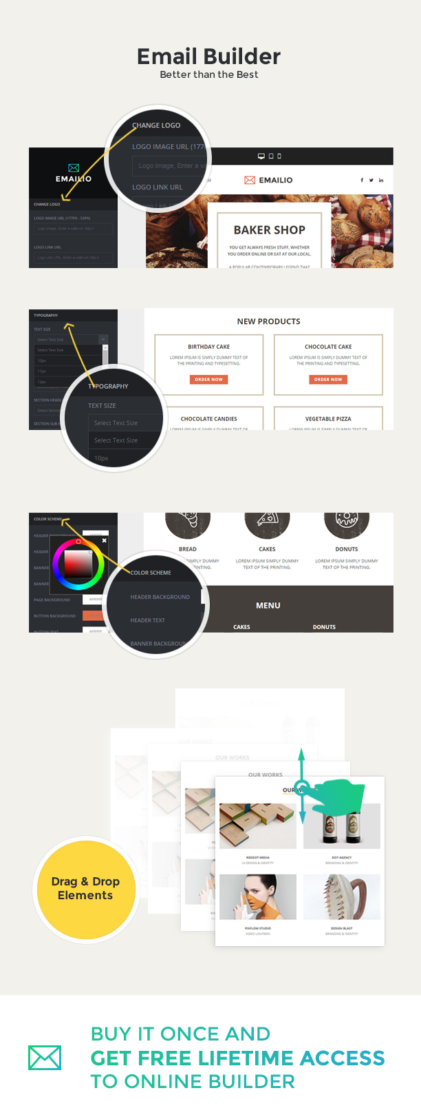 presentation2 - Emailio Responsive Multipurpose Email Template With Online Builder