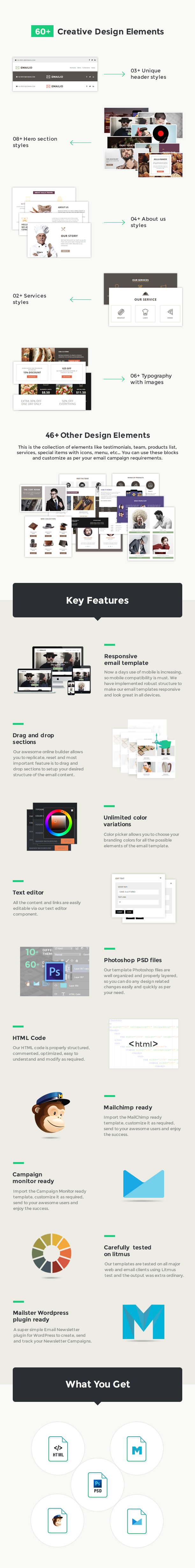 presentation4 new - Emailio Responsive Multipurpose Email Template With Online Builder