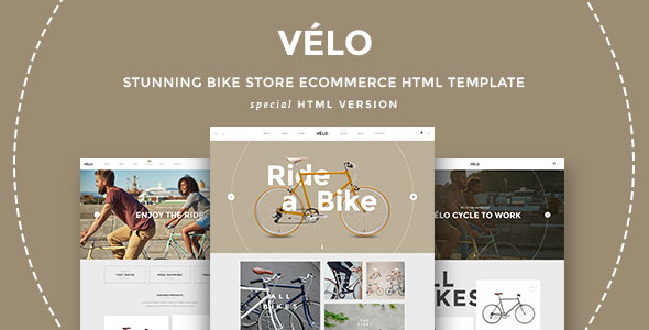 preview html velo - Velo - Bike Store Responsive Business Theme