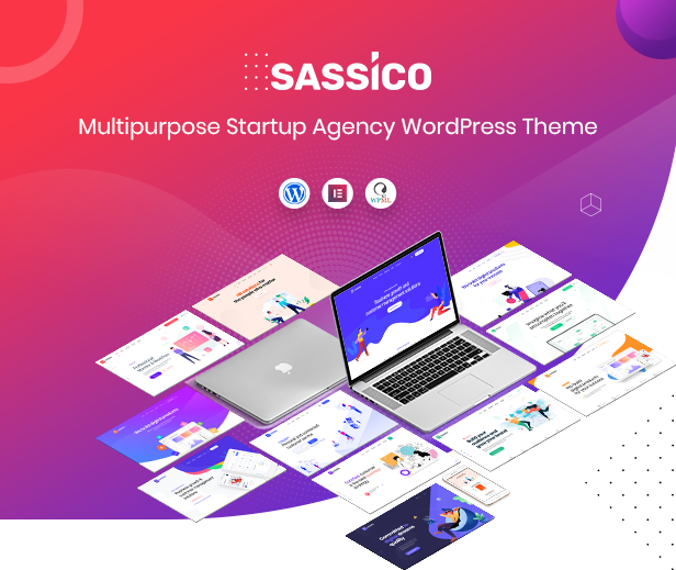 themes views - Sassico - Saas Startup Multipurpose WordPress Theme