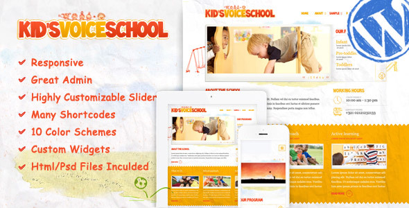 1665036432 677 preview.  large preview - Kids Voice School - Education WordPress Theme