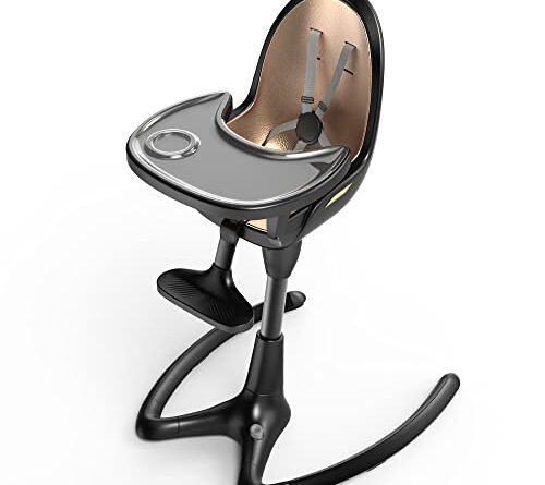 1665093663 41WpAF8rt9L 500x445 - Hot Mom New Baby High Chair Adjustable Angle and 360° Rotaion Function More Durable Fashion Versatility Baby&Toddler Eating Chair,Black