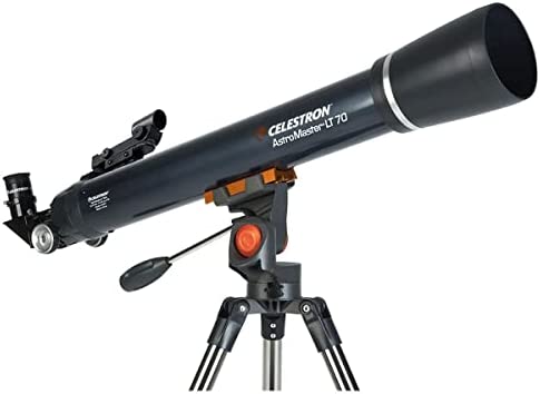 31m3eeIez4L. AC  - Celestron – AstroMaster LT 70AZ Refractor Telescope – Easy-to-Use Telescope for Beginners with Full-Height Tripod Included – BONUS Astronomy Software Package