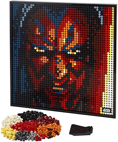 51CZPdgzn9L. AC  - LEGO Art Star Wars The Sith 31200 Creative Sith Lord Building Kit; an Elegant Piece for Adults who Love Mindful Art Projects or The Dark Lords of The Sith (3,395 Pieces)