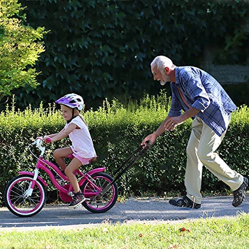61lNiKIA4yL. AC  - Laiba Children Bike Training Handle Bicycle Accessories for Kids, Bike Balance Push Bar for Kids, Safety Trainer Handle for Toddler Bike