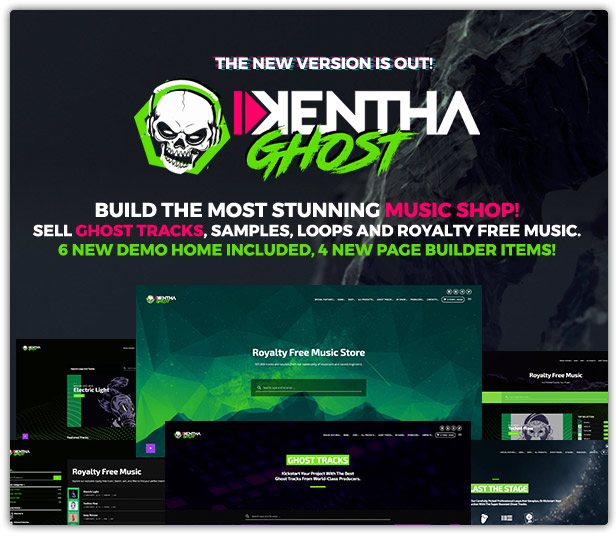 Kentha - Non-Stop Music WordPress Theme with Ajax - 8