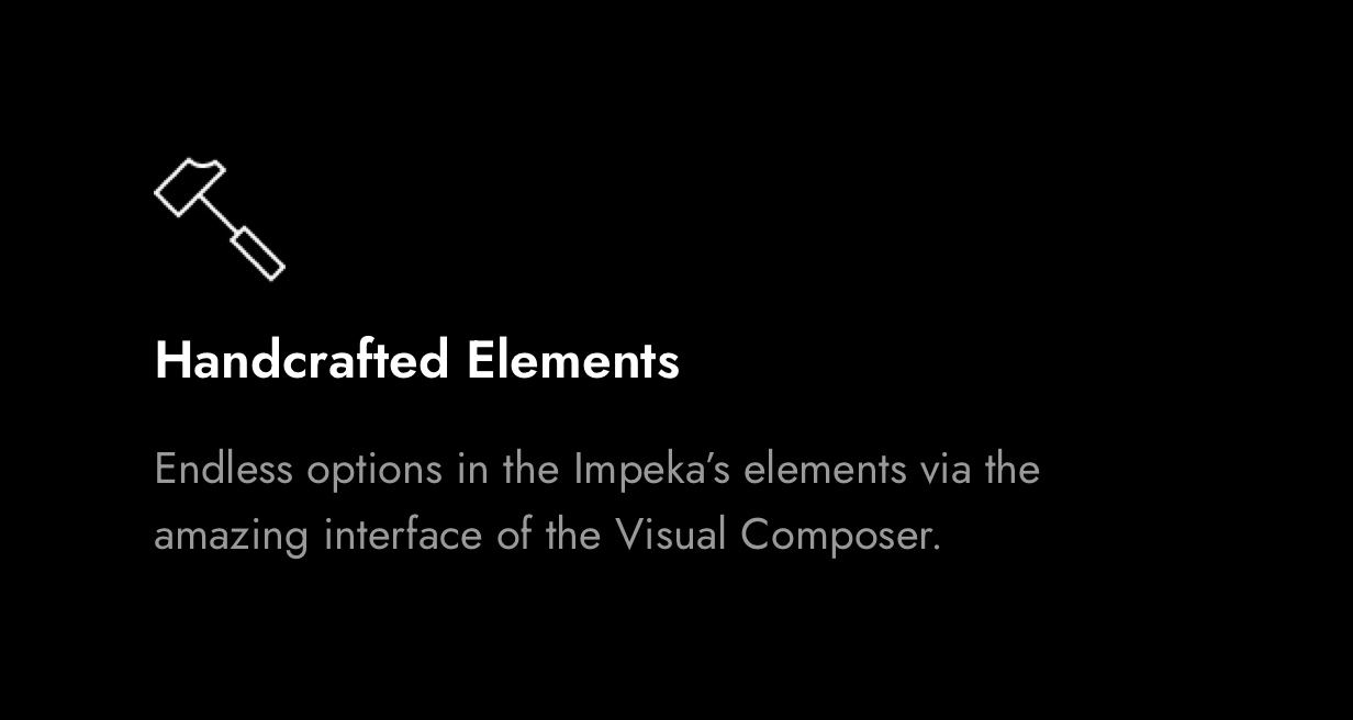 elements - Impeka - Creative Multi-Purpose WordPress Theme