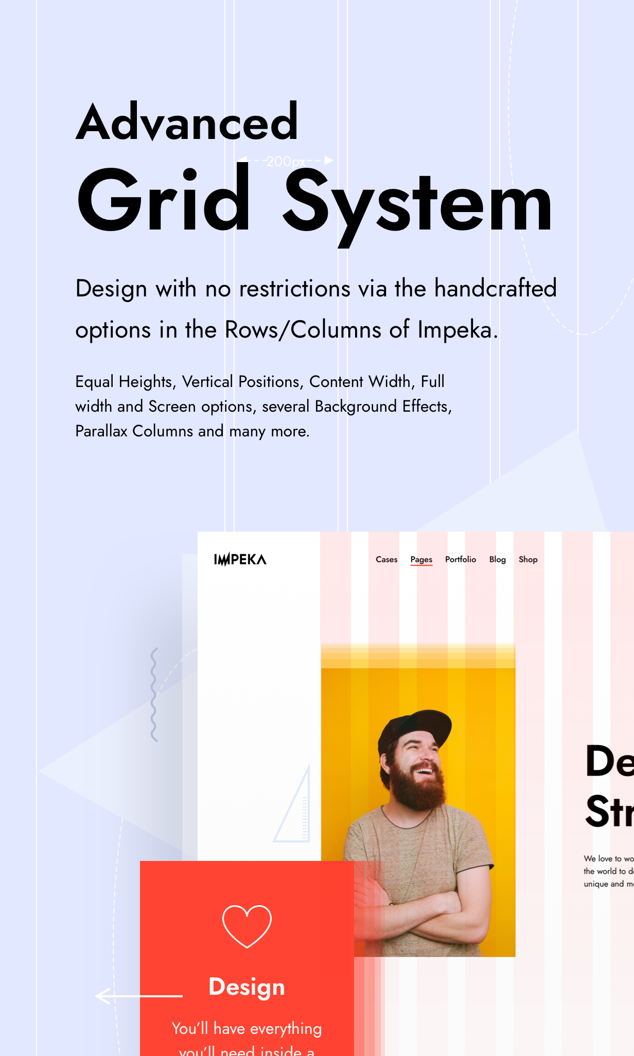 grid system - Impeka - Creative Multi-Purpose WordPress Theme