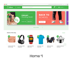 home 3 - Tokoo - Electronics Store WooCommerce Theme for Affiliates, Dropship and Multi-vendor Websites