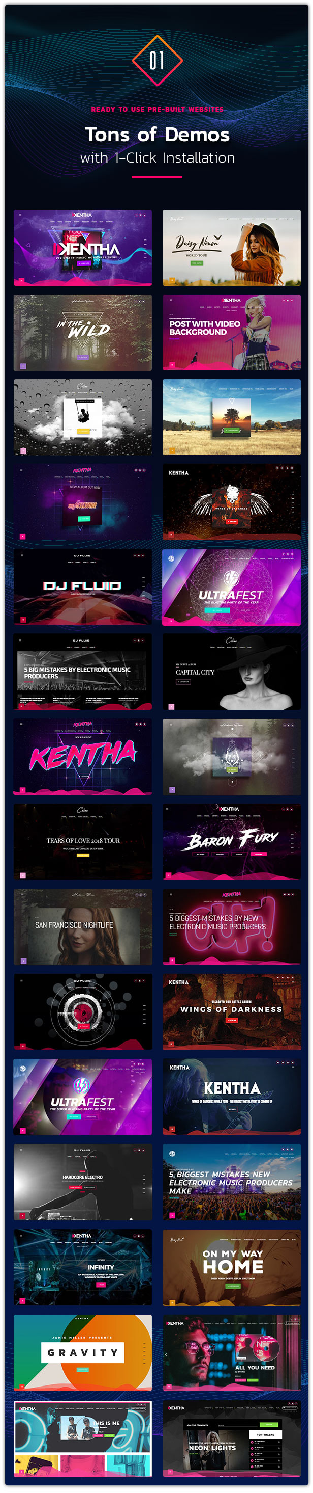 kentha infographic 02 - Kentha - Non-Stop Music WordPress Theme with Ajax