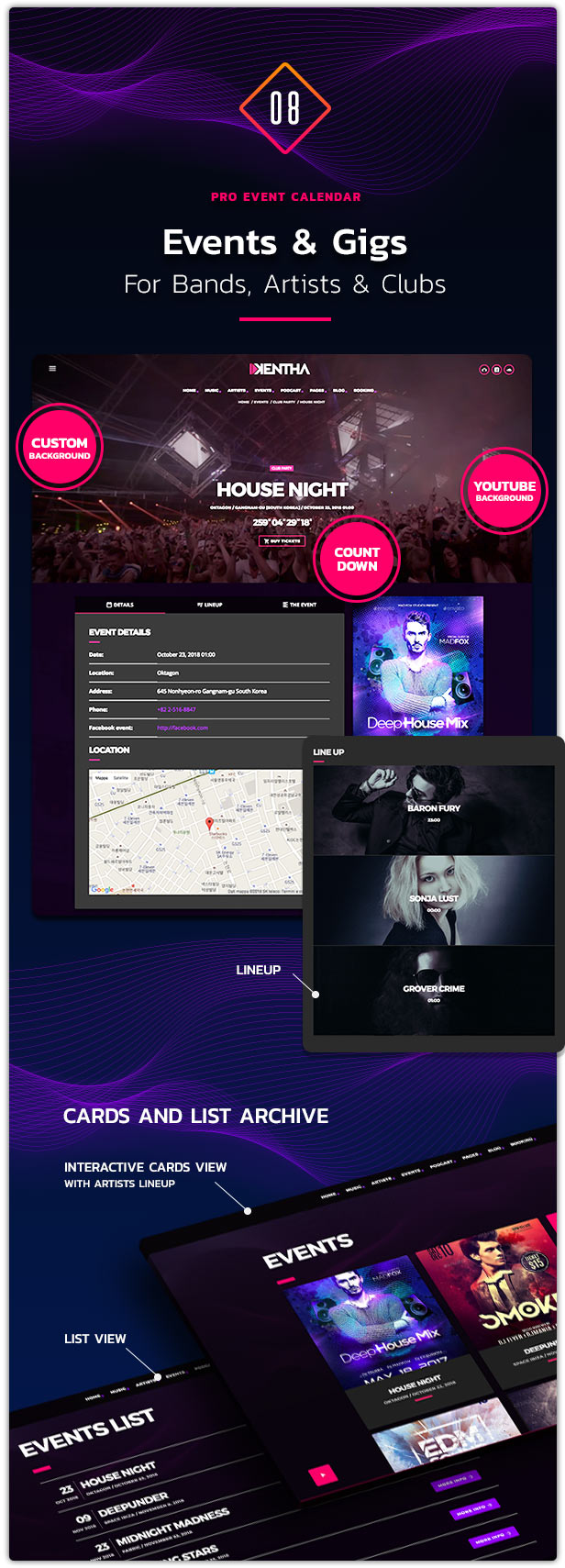 kentha infographic 09 - Kentha - Non-Stop Music WordPress Theme with Ajax