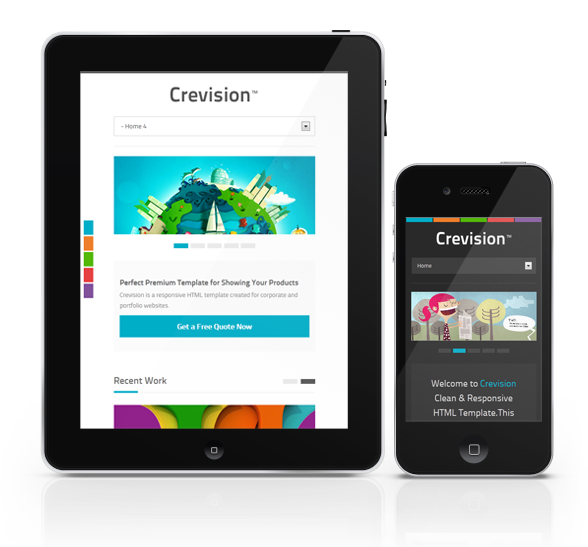 responsive - Crevision - Responsive HTML Template