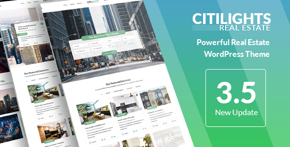 00 preview.  large preview - CitiLights - Real Estate WordPress Theme