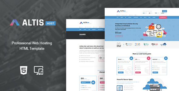 Altis – Professional Hosting HTML Template