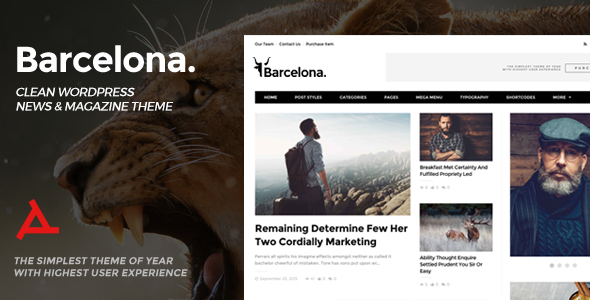 1.  large preview - Barcelona. - Clean News & Magazine WordPress Theme