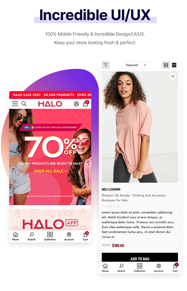 14 halo sections shopify theme ui ux - Halo - Multipurpose Shopify Theme OS 2.0