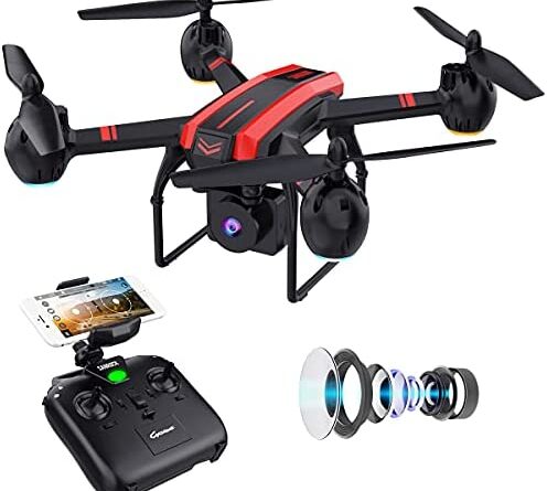 1667345782 41FSqO7RegL. AC  496x445 - SANROCK 1080P HD Camera Drones for Adults And Kids, X105W RC Quadcopter for Beginners, Wifi Live Video Cam, App Control, Altitude Hold, Headless Mode, Trajectory Flight, Gravity Sensor, 3D Flip