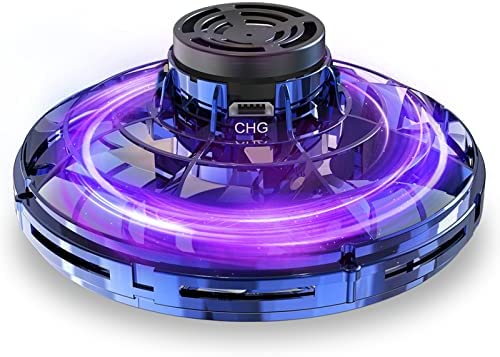 1668211745 51S2WzlvmZL. AC  - Hand Operated Drones for Kids or Adults, Flying Spinner Mini Drones, 360° Rotation Flying Ball Drones with Shinning LED Lights, Small UFO Toys for Indoor Outdoor Boys Girls Gift