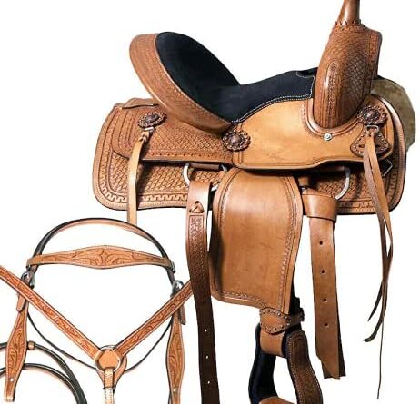 1669294995 51be8m2BxOL. AC  462x445 - Ali Leather Store Leather Western Barrel Racing Horse Saddle Premium Quality Tack Set Free Matching Headstall & Reins Size 10" Inches to 18" Inches Seat.