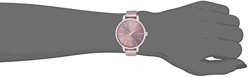 21SQ UHH9TL. AC  - Nine West Women's NW/2280PKPK Pink Mesh Bracelet Watch