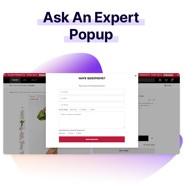 28 halo sections shopify theme ask an expert - Halo - Multipurpose Shopify Theme OS 2.0