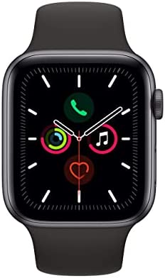 31gvt VvuCL. AC  - Apple Watch Series 5 (GPS + Cellular, 44MM) Space Gray Aluminum Case with Black Sport Band (Renewed)