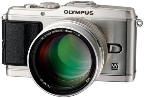 41hFXiW 3QL. AC  - Olympus M.Zuiko Digital ED 75mm F1.8 Lens, for Micro Four Thirds Cameras (Silver)