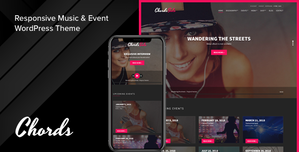 chords preview.  large preview - Gym Edge - Fitness WordPress Theme