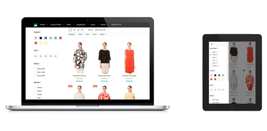filter - Material - Responsive Shopify Theme