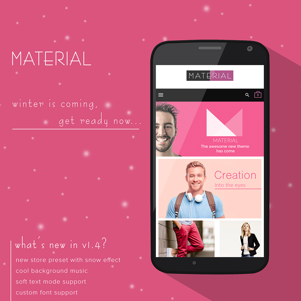 material promotion - Material - Responsive Shopify Theme