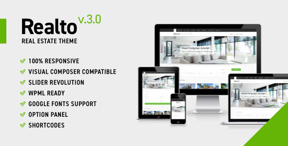 preview 01.  large preview - Realto - WordPress Theme for Real Estate Companies