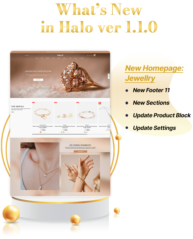update halo 1.1.0 - Halo - Multipurpose Shopify Theme OS 2.0
