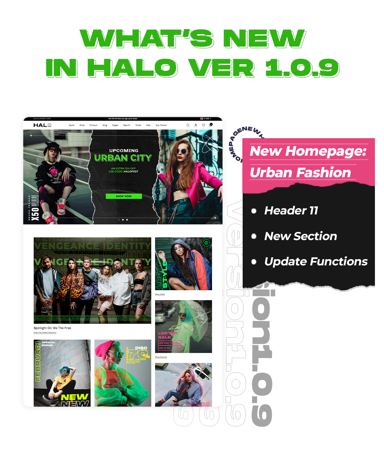 whats new 109 - Halo - Multipurpose Shopify Theme OS 2.0