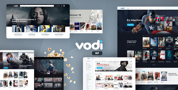 00 Vodi Preview.  large preview - Vodi - Video WordPress Theme for Movies & TV Shows