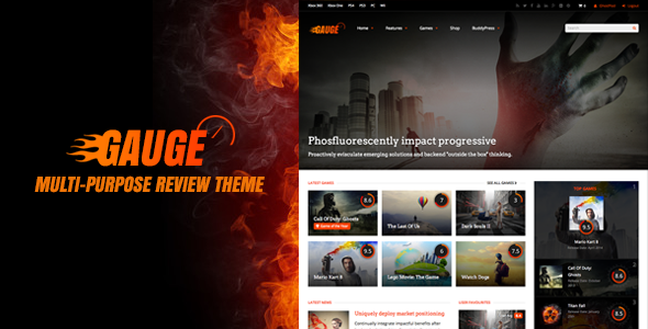 01 Gauge.  large preview - Organic Store | Eco Products Shop WordPress Theme + RTL
