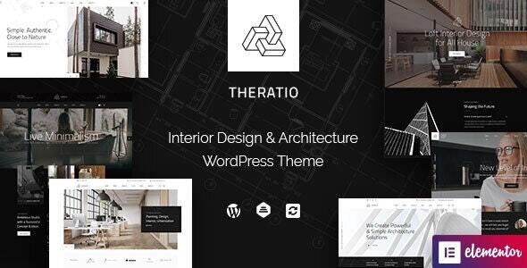 01 preview.  large preview - ARC - Interior Design, Decor, Architecture WordPress Theme