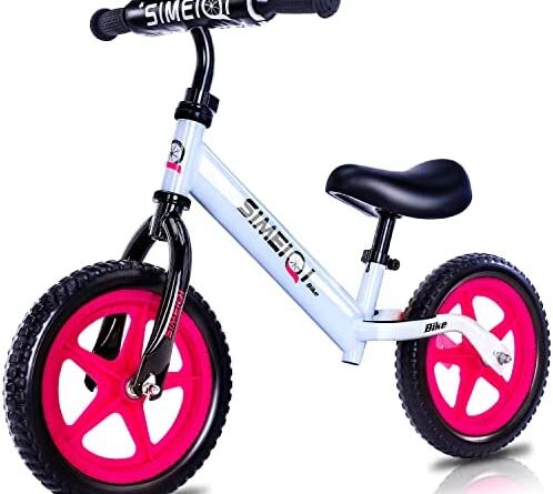 1670247625 41IUbiTJ6QL. AC  498x445 - SIMEIQI 12’’ Balance Bike Lightweight Toddler Kids Training Bike 24 Months 2 3 4 5 Year Old No Pedal Push Bicycle Girls Boys Air-Free Tires