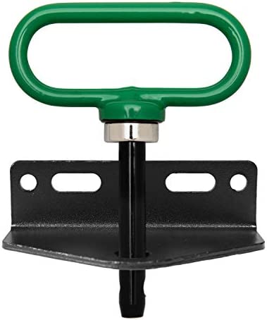 41OvUHVZ8XL. AC  - GR EXPERTS Magnetic Lawnmower Hitch Pin - Heavy Duty Magnet Trailer Gate Secure Pin for ATV, UTV or Riding Lawn Mower - Simple One Handed Hook On and Off - Set of 3 Cleaning Brushes Included