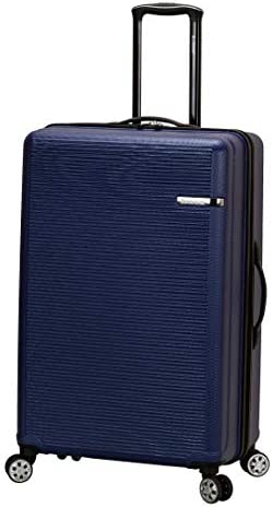 41PHrU0l6hL. AC  - Rockland Skyline Hardside Spinner Wheel Luggage Set, Blue, 3-Piece (20/24/28)
