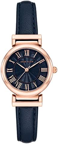 Anne Klein Women’s Leather Strap Watch