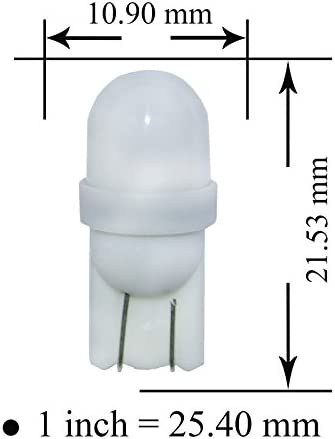 41uxK XrPsL. AC  - PA LED 10PCS #555 T10 w5w 2 SMD 2835 LED Wedge Pinball Machine Light Top View Bulb 6.3VDC (White)