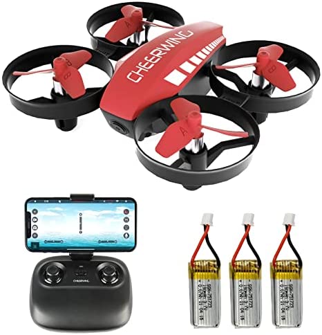 514b9IW0MbL. AC  - Cheerwing CW10 Mini Drone for Kids WiFi FPV Drone with Camera, RC Drone Gift Toy for Boys and Girls with Auto Hovering, Voice Control