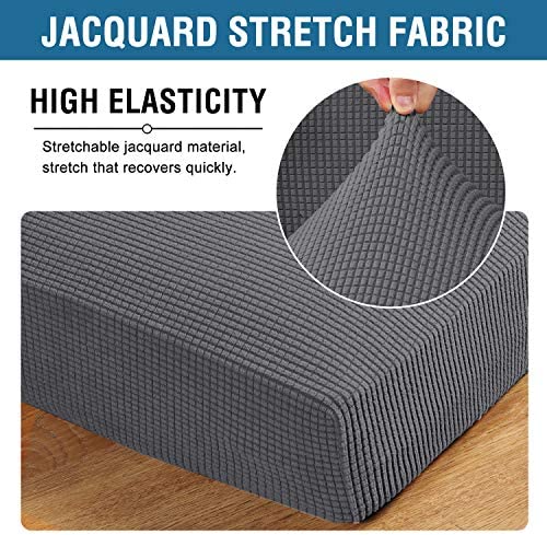 51cjXE+HRfL. AC  - H.VERSAILTEX Super Stretch Individual Seat Cushion Covers Sofa Covers Couch Cushion Covers Slipcovers Featuring Thick Jacquard Textured Twill Fabric (3 Piece Sofa Cushion Covers, Grey)